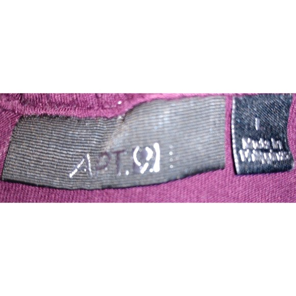 Apt. 9 Womens L Slip & Flare Purple Dress. Scoop Neck Sleeveless Gold embroidery - Picture 2 of 4